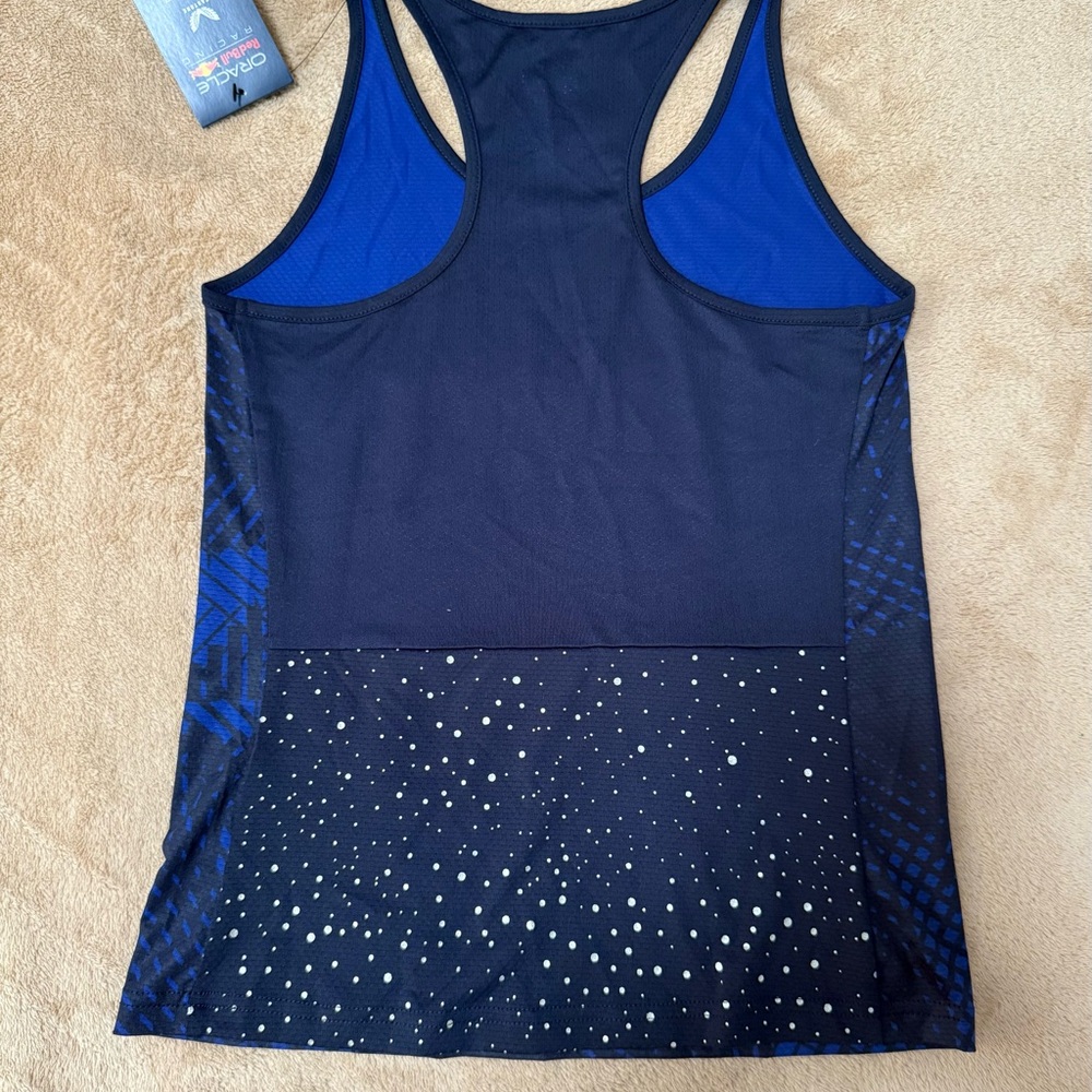 Red Bull Racing Women's Blue Tank Top Size 2 - Picture 4 of 10